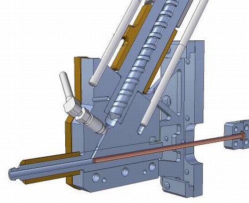 Battenfeld (Schweiz) AG - Schnitt durch das Einspritzaggregat der MicroPower Battenfeld (Schweiz) AG - Schnitt durch das Einspritzaggregat der MicroPower