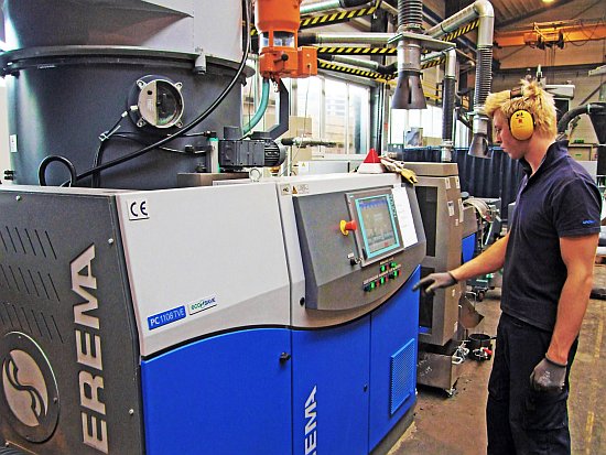 Erema - EREMA Kunststoff Recycling Anlagen werden ab dem Jahr 2010 mit dem neuen, energie- und kostensparenden ecoSAVE ausgestattet Erema - EREMA Kunststoff Recycling Anlagen werden ab dem Jahr 2010 mit dem neuen, energie- und kostensparenden ecoSAVE ausgestattet