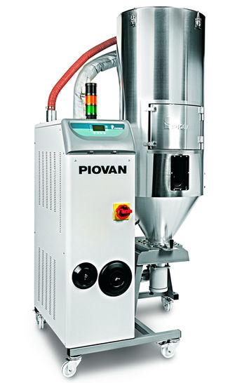 Piovan Dryer Series HR in single hopper configuration Piovan Dryer Series HR in single hopper configuration
