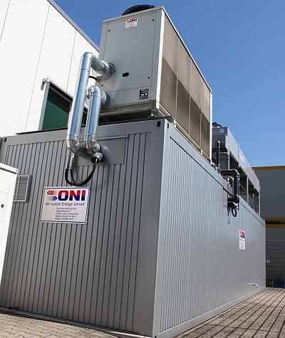 ONI-Wärmetrafo GmbH - Container-Kühlanlage ONI-Wärmetrafo GmbH - Container-Kühlanlage