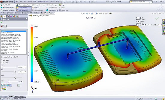 SolidWorks - Plastics Software Bild 1 SolidWorks - Plastics Software Bild 1