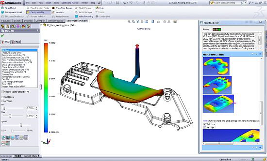SolidWorks - Plastics Software Bild 3 SolidWorks - Plastics Software Bild 3