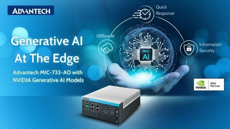 Advantech generative Edge-KI-System MIC-733-AO