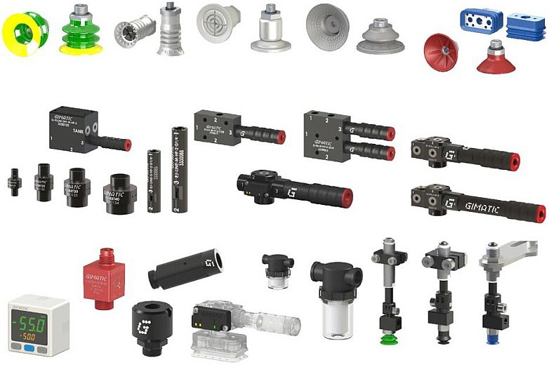 Gimatic - Vakuum Produktangebot Gimatic - Vakuum Produktangebot